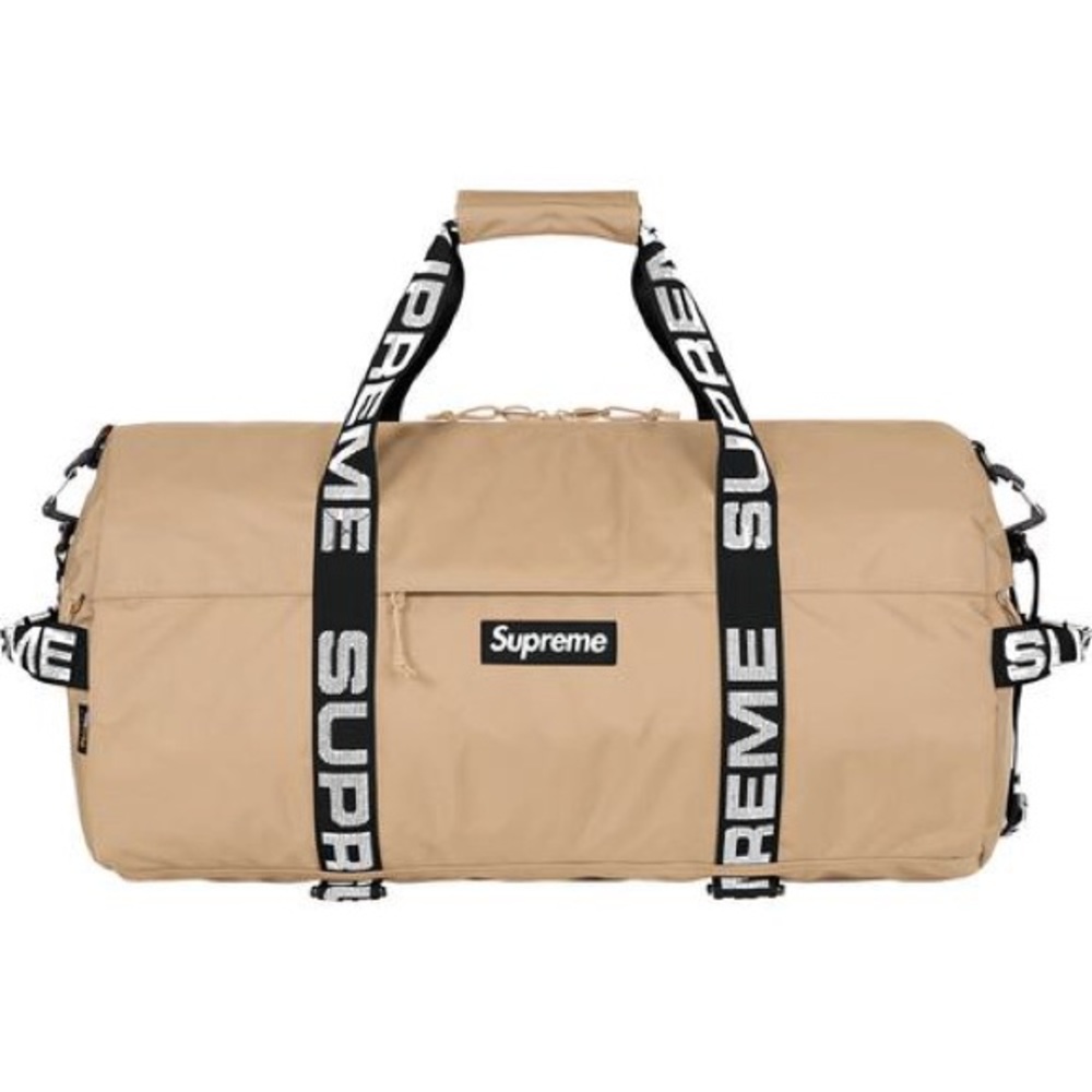 Supreme Duffle bag tan